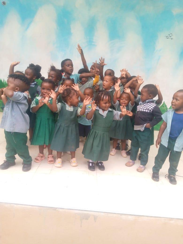 Children celebrating